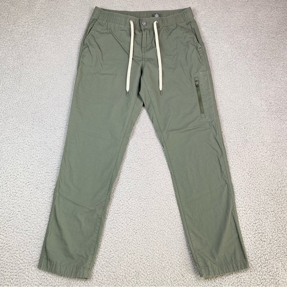 Vuori Pants - Vuori Ripstop Pants Women’s Size M Organic Cotton Elastic Waist Drawstring ***